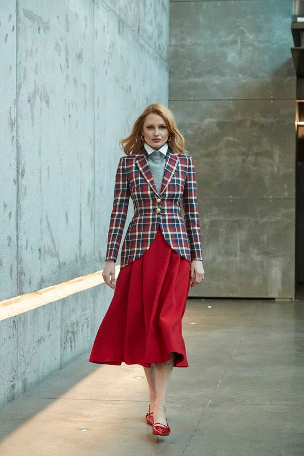 GIACCA AI25 THE EXTREME COLLECTION - BLAZER DA Smoking PEYTON A QUADRI TARTAN